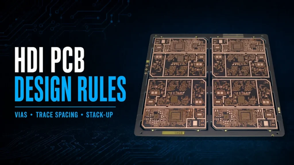 hdi pcb design rules vias spacing stack up 1