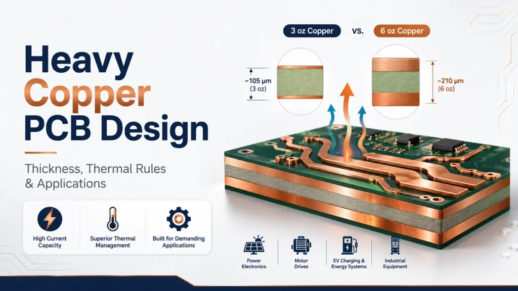 heavy copper pcb design thickness thermal management 1