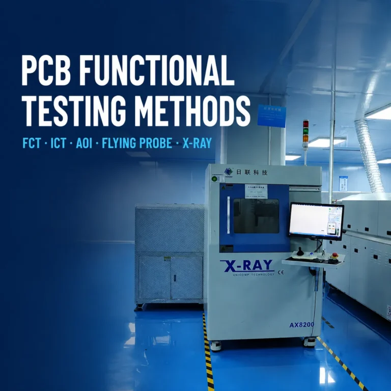PCB functional testing methods with X-ray inspection equipment in a PCBA factory