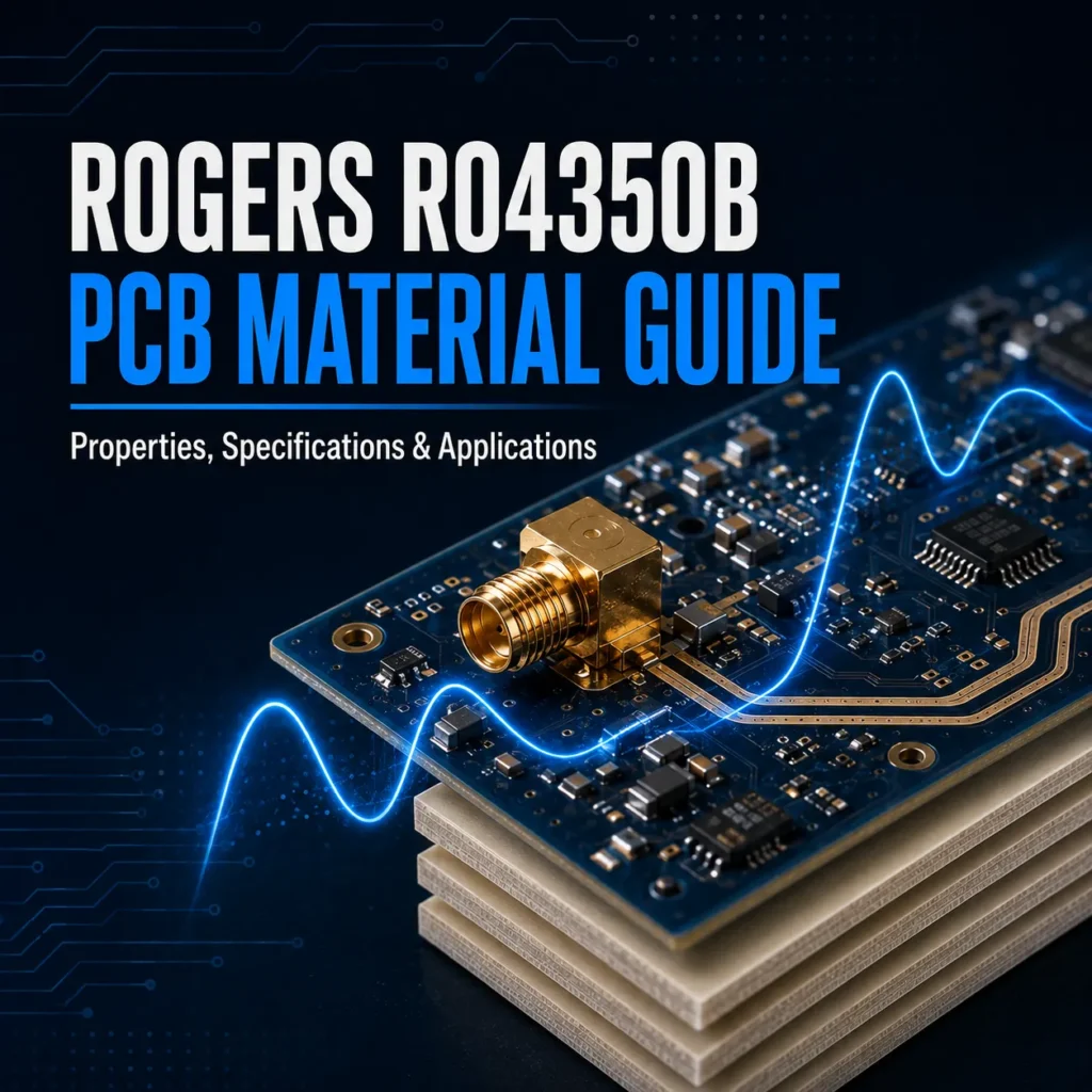 Rogers RO4350B PCB material with high-frequency RF circuit board and laminate sheets