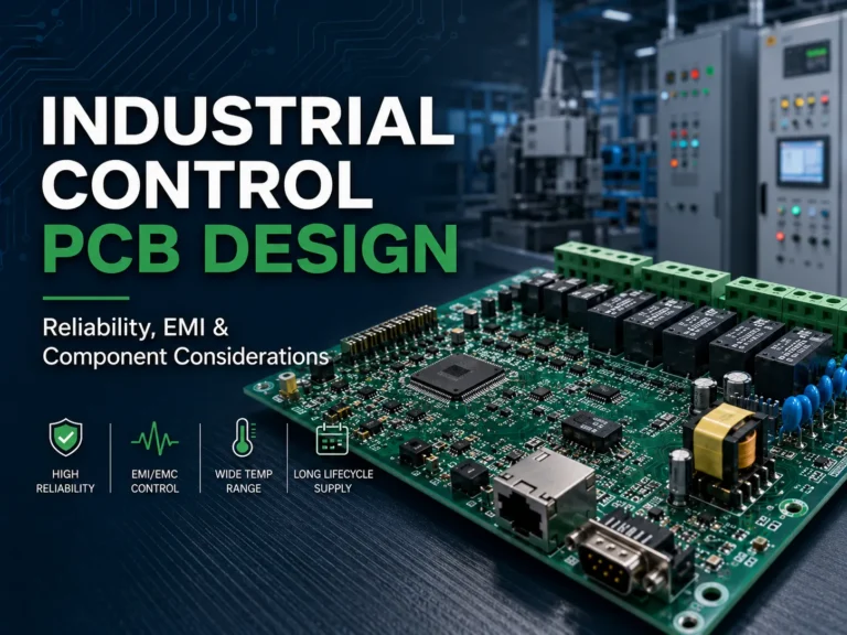 industrial-control-pcb-design-cover industrial control PCB design board in an automated factory with reliability and EMI control